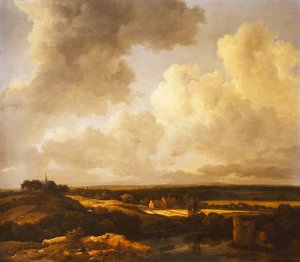 Een uitgestrekt landschap in de zomer, 1665-70
