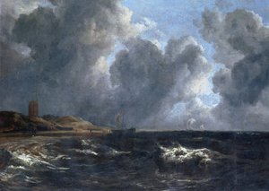 Storm bij Egmond-Aan-Zee