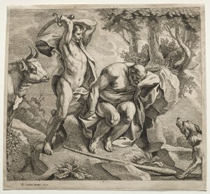 Mercurius doodt Argus door Jacob Jordaens