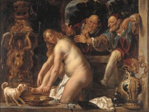 Susanna en de ouderlingen door Jacob Jordaens