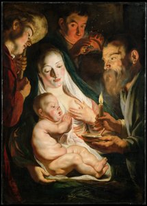 De Heilige Familie met herders, 1616
