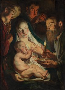 De Heilige Familie met herders, 1616