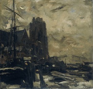 Dordrecht bij avond