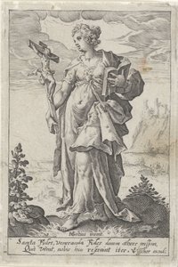 Geloof (Fides) door Jacob Matham (attributed to)