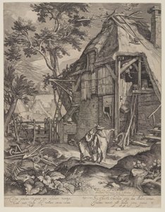 Abraham werpt Hagar uit