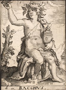 Bacchus door Jacob Matham
