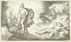 De geboorte van Bacchus