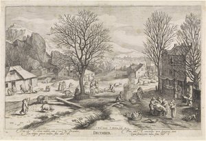 December door Jacob Matham