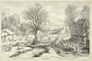 December door Jacob Matham