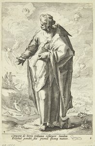 Ezechiël door Jacob Matham