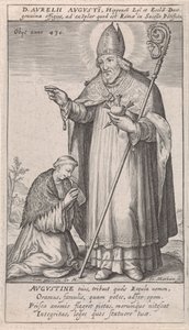 H. Augustinus door Jacob Matham