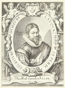 Jan van de Velde de Oudere door Jacob Matham