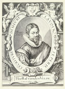 Jan van de Velde de oudere door Jacob Matham
