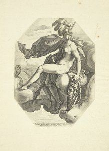 Minerva door Jacob Matham