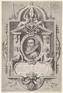Portret van Hendrick Goltzius door Jacob Matham