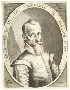 Portret van Francisco Mendoza door Jacob Matham