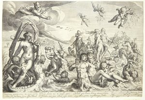 De triomf van Neptunus en Thetis