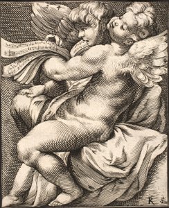 Twee Putti zingen