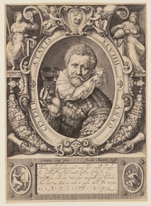Vincent Jacobsz. Coster, wijnhandelaar door Jacob Matham