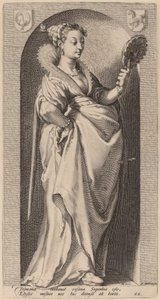 Trots door Jacob Matham after Hendrik Goltzius