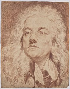 Portret van de universitaire schermmeester Carl Freyheit door Jacob Matthias Schmutzer