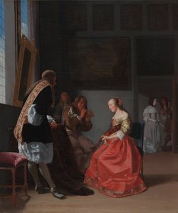 Een Muzikaal Gezelschap, ca. 1668 door Jacob Lucasz Ochtervelt