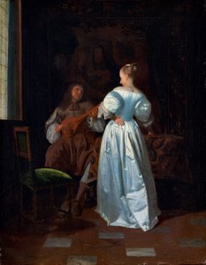 De Serenade, ca.1669 (olieverf op doek)