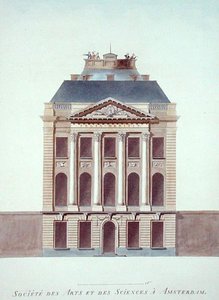 Genootschap van Kunsten en Wetenschappen, Amsterdam, uit 