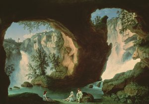 Landschap door Jacob Philippe Hackert