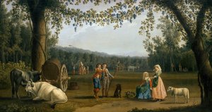 De Koninklijke Prinsen bij de Oogst op het Landgoed Carditello