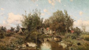 Landschap bij Waasmunster