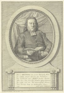 Portret van Hermanus Adrianus Bruining