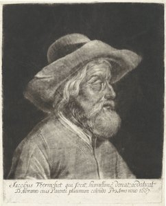 Portret van Abram Toorenvliet door Jacob Toorenvliet