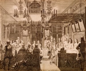 Het grote feest van de Staten van Holland voor de koning en de koninklijke familie, 1660