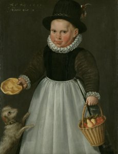 Portret van een kleine jongen door Jacob Willemsz. Delff (I)