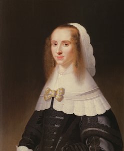 Portret van een dame door Jacob Willemsz Delff