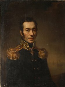Portret van de schrijver Platon Yakovlevich Gamaleya door Jacob Zalessky