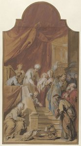 De Opdracht in de tempel door Jacob de Wit