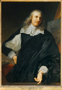 De schilder Michel Corneille le père, rector van de Koninklijke Academie voor Schilderkunst in Parijs sinds 1656 ...