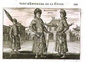 Mongolen, uit een verslag van een Nederlandse ambassade naar China door Jacob van Meurs
