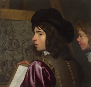 Twee jongens voor een ezel door Jacob van Oost the Elder