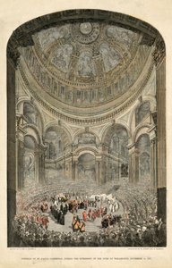 Begrafenis van de Hertog van Wellington door Jacob van der Heyden