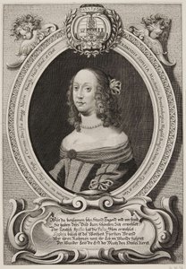Duits: Erdmuthe Sophia, markgravin van Saksen en Brandenburg-Bayreuth door Jacob von Sandrart