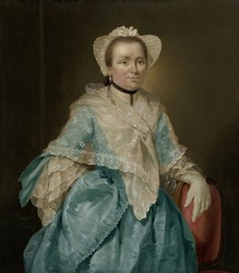 Portret van Elisabeth Troost (1730-1790)