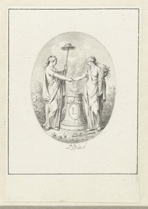Allegorische voorstelling van de Vrijheid door Jacobus Buys