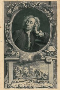 Alexander Pope door Jacobus Houbraken