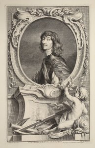 Portret van Algernon Percy, Graaf van Northumberland, illustratie uit 