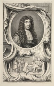 Portret van Savile, Markies van Halifax, illustratie uit 