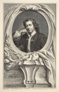 Portret van Thomas Otway, illustratie uit 