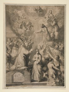 De Verdeling van Franciscaanse Koorden door Jacobus Neeffs